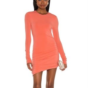 Long sleeve Coral Revolve Mini Dress